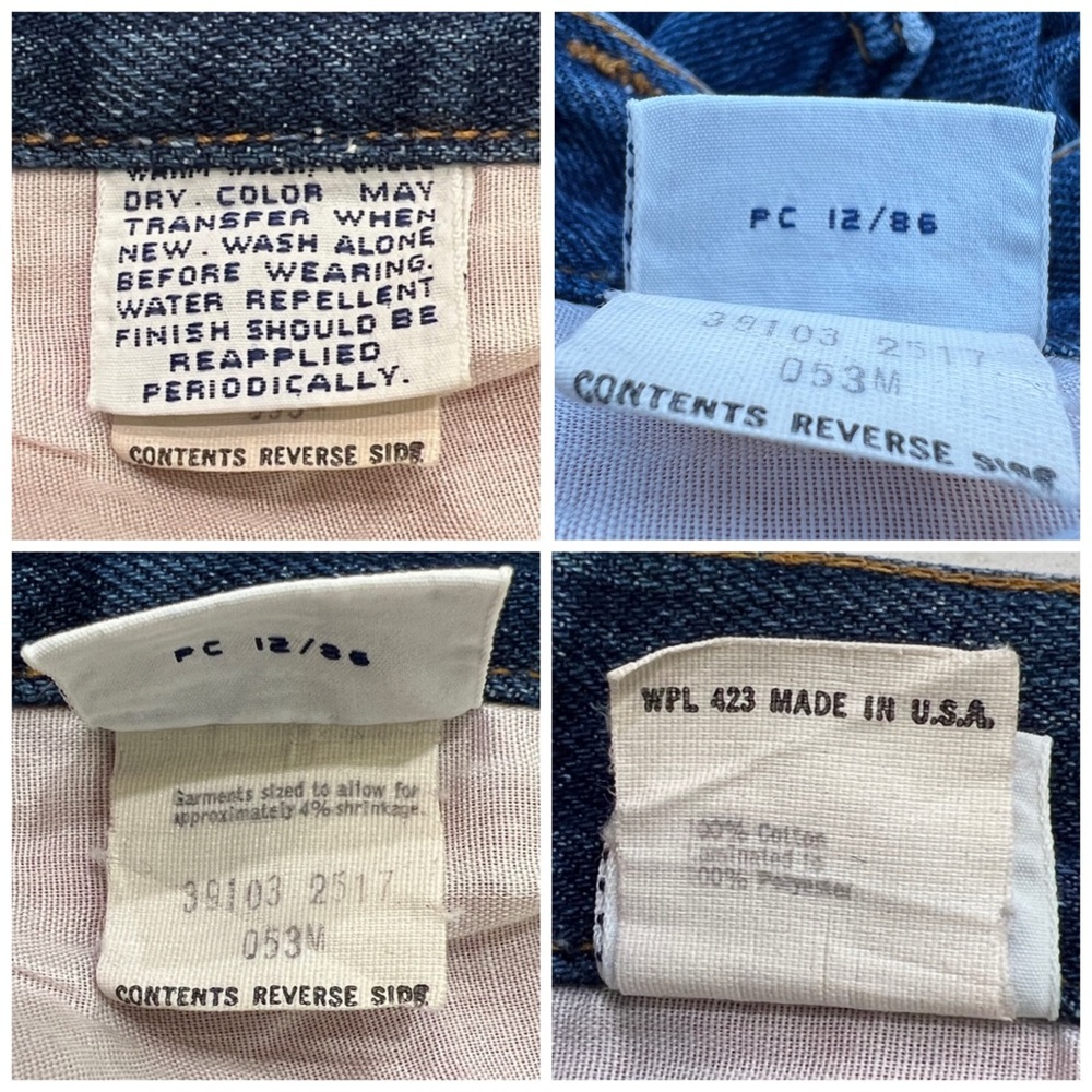 Vintage Levi’s Orange Tab Lined Jeans Made in USA 30x32 - Picture 10 of 13